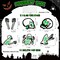 Halloween Yard Sign Decorations Glow in the Dark Halloween Fluorescence Lawn Sign with 10 Stakes for Haunted House Garden Yard and Scary Theme Party